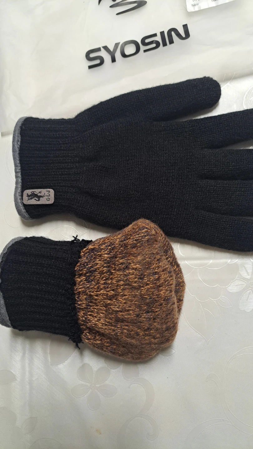 SYOSIN Black Winter Gloves - Men's Medium - photo 2