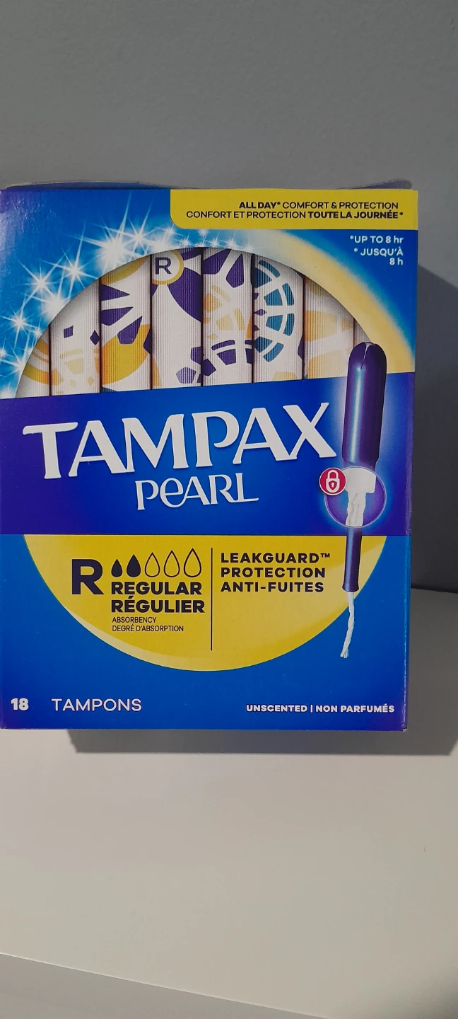 Tampax Pearl Regular Tampons - 18 Count