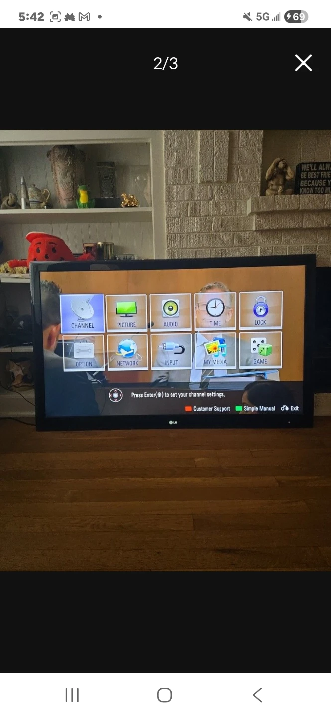 LG 55" Flat Screen Television - photo 2