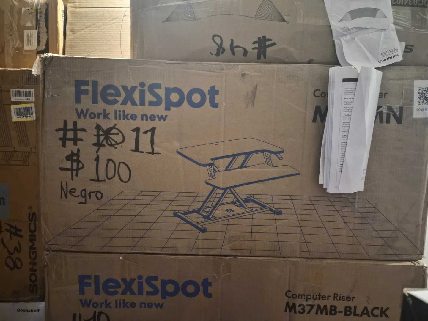 FlexiSpot Standing Desk Converter M37MB-BLACK