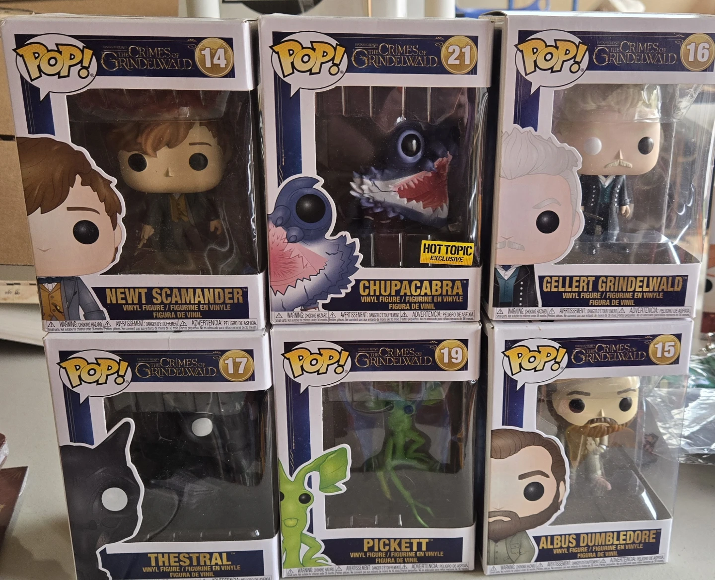 Funko Pop! The Crimes of Grindelwald Vinyl Figures (Set of 6)