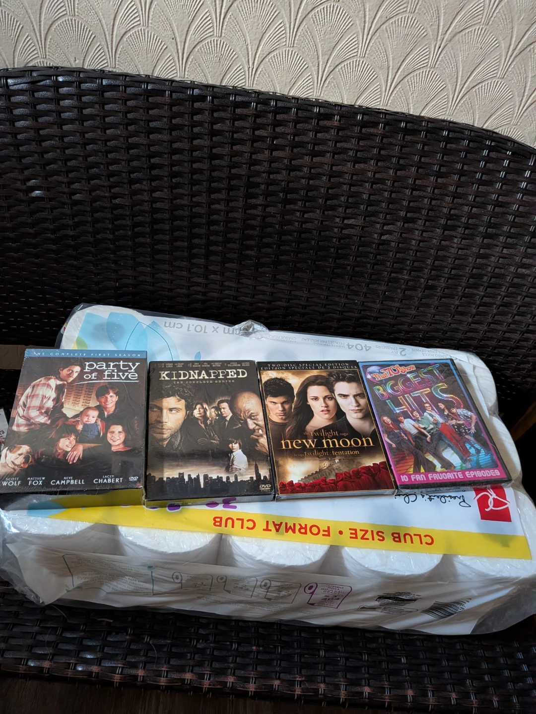 4 new dvds 3 are seasons 1 is a movie
