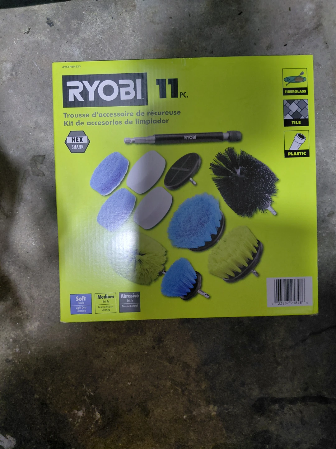 Ryobi 11 Piece Scrubber Accessory Kit
