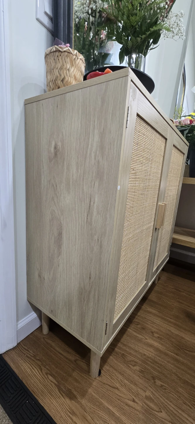 Rattan Accent Cabinet - photo 2
