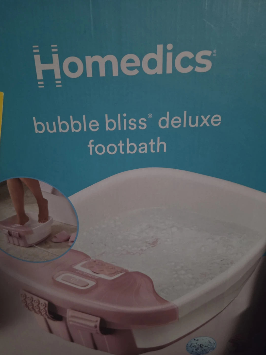 HoMedics Bubble Bliss Deluxe Footbath