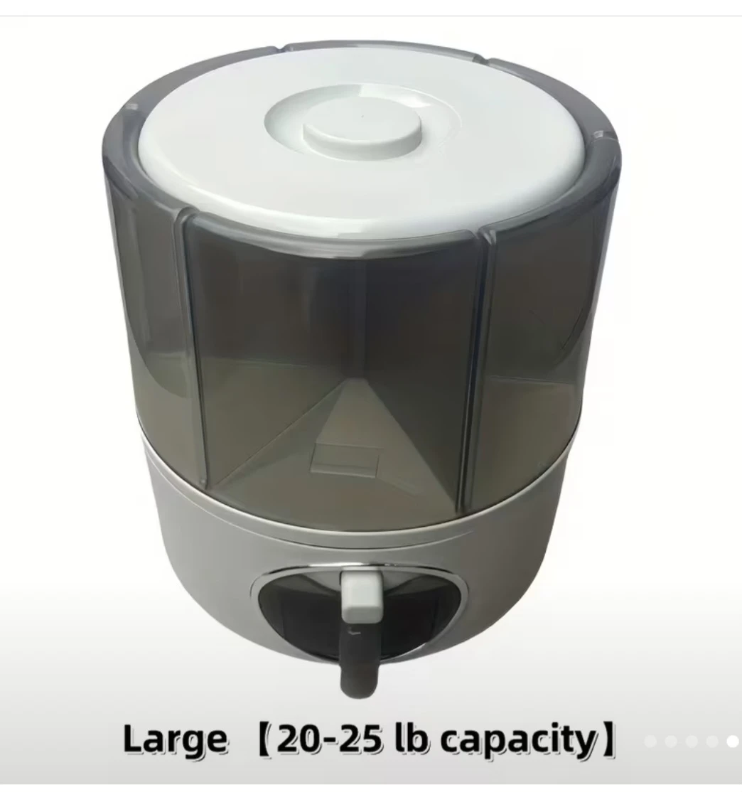 Rotating 6 Grid Grain Dispenser - White - photo 4