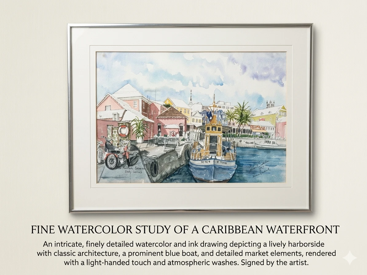 Sue Quarles Ferry Landing Hamilton, Bermuda (1987)