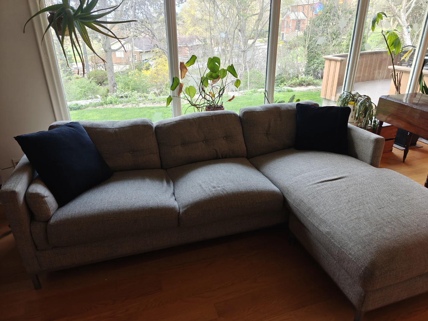 Sectional Sofa (Grey Fabric) - photo 3