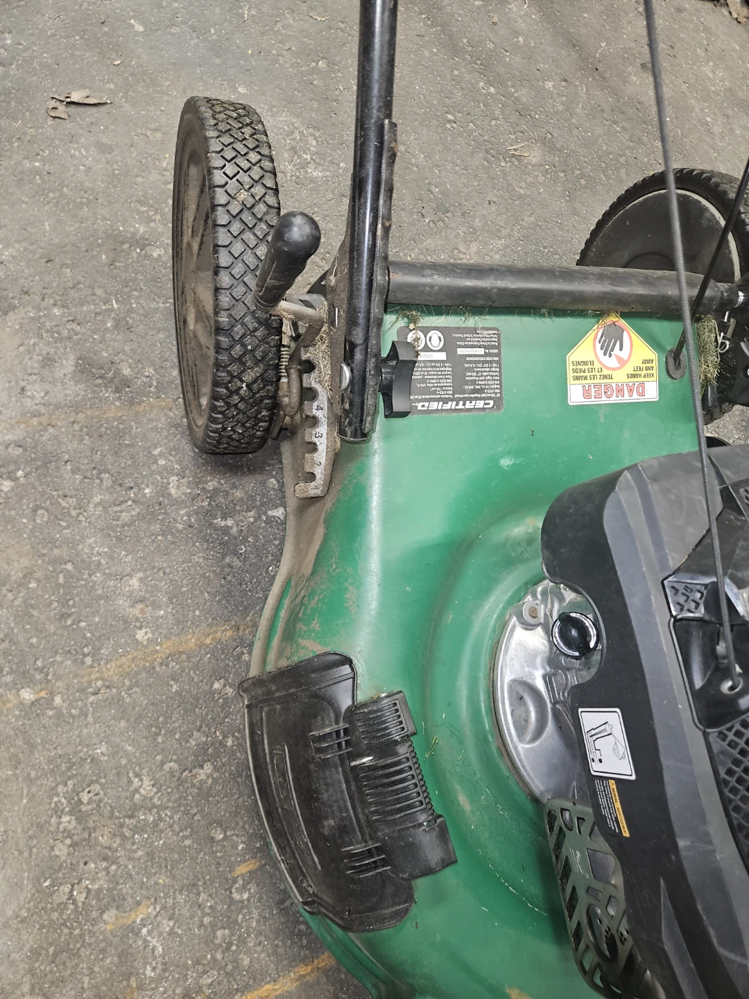 Certified 174cc OHV Gas Lawn Mower - photo 4