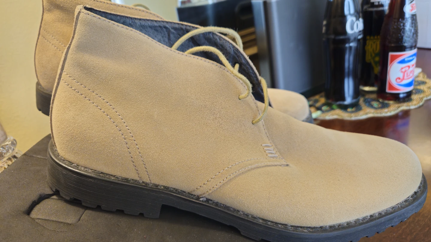 Lands' End Suede Chukka Boots Tan