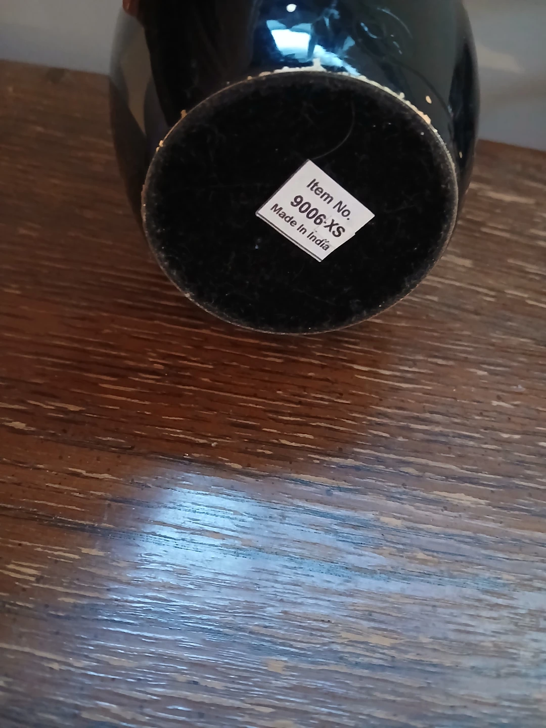 Small Black Pet Urn with Paw Prints - photo 3
