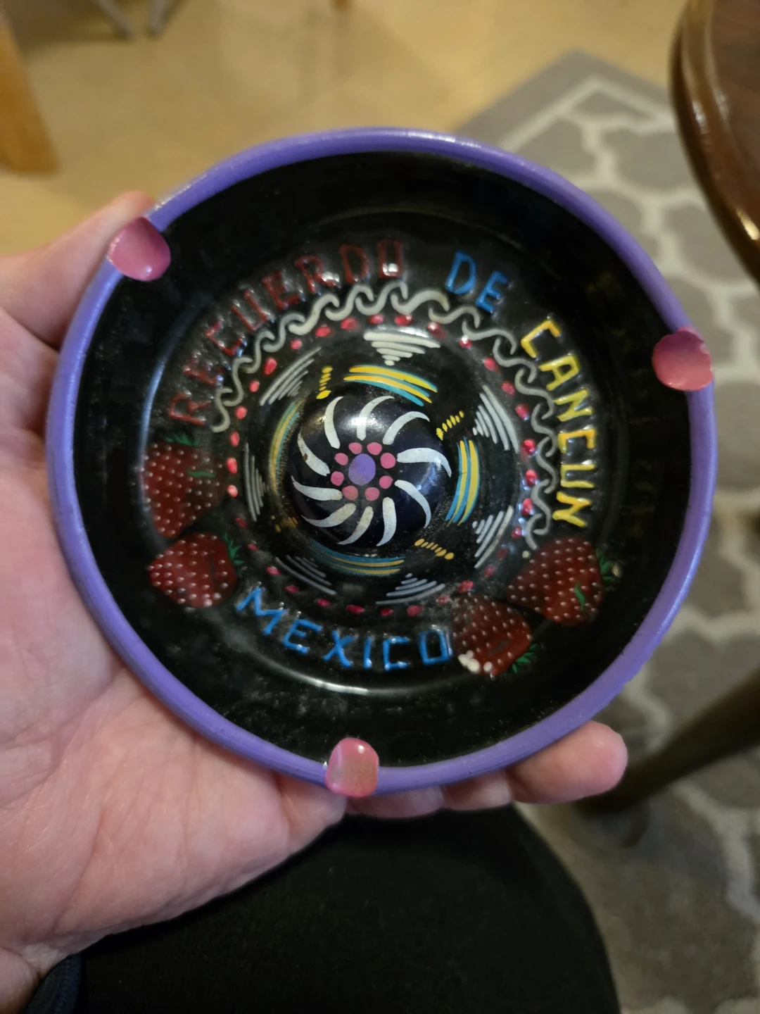 Souvenir Ashtray from Cancun Mexico