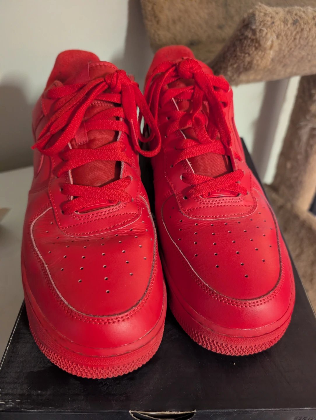 Nike Air Force 1 Red Sneakers