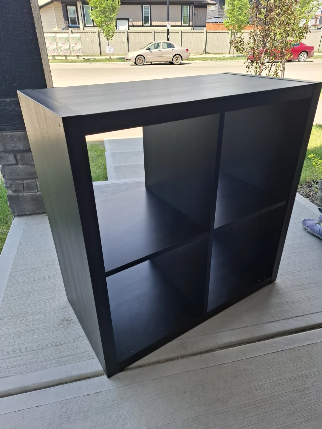 Dark 4-Cube Storage Shelf - photo 3