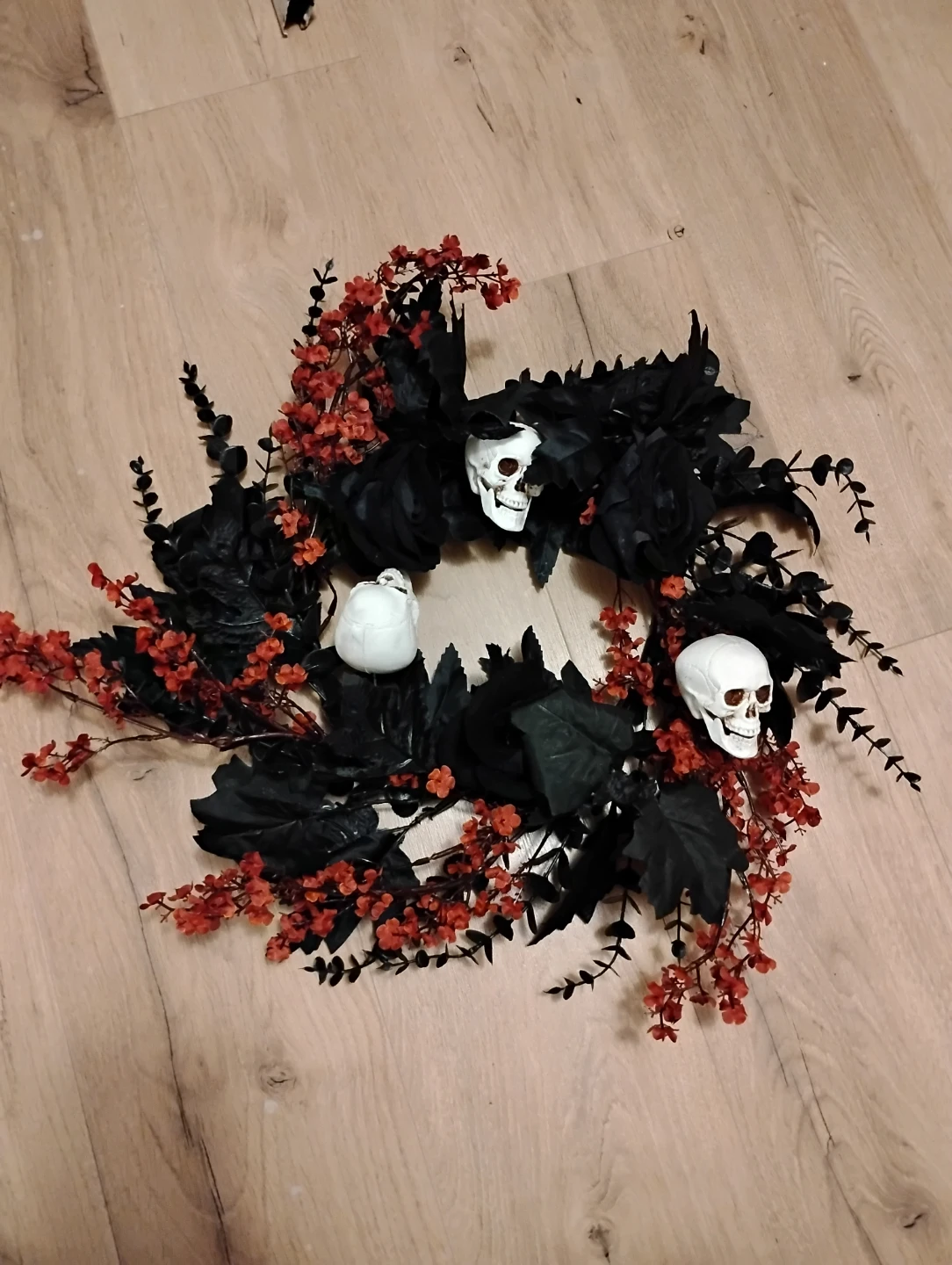 Halloween Skull Wreath - photo 2