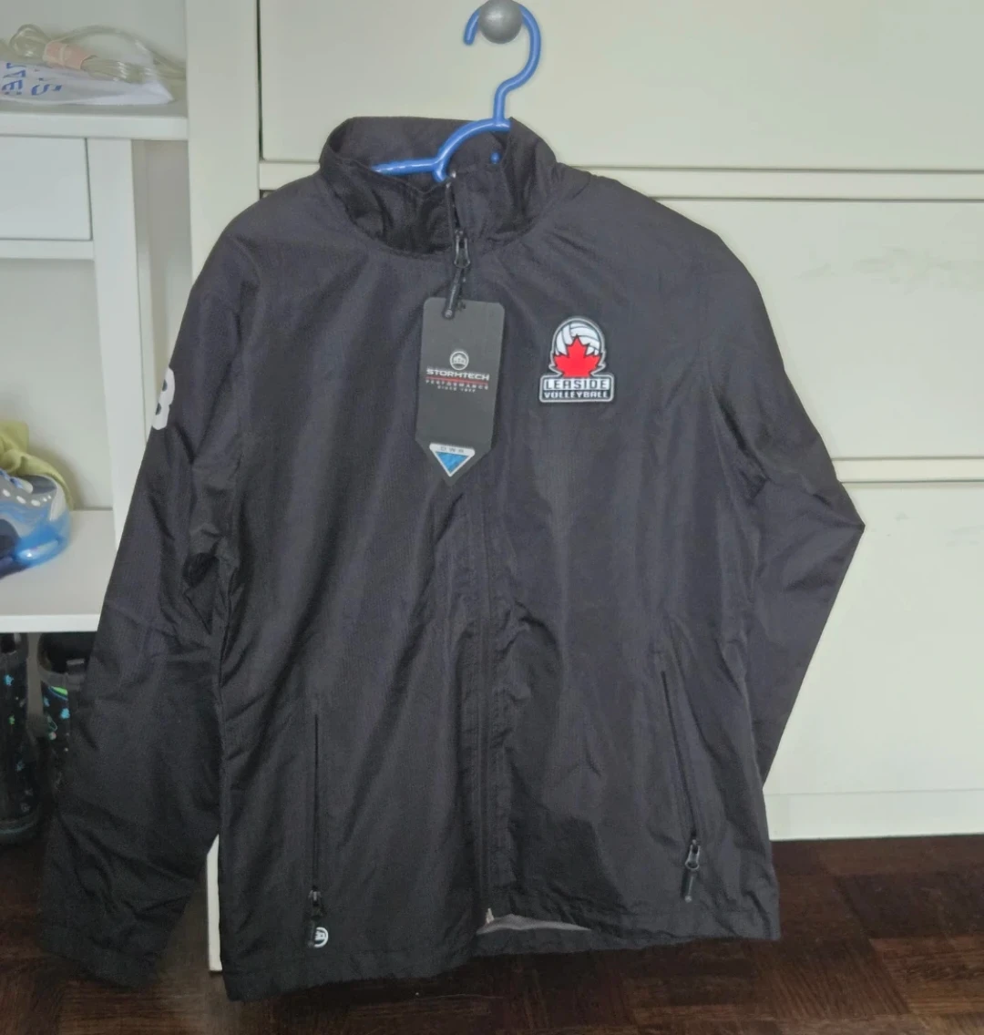 Stormtech Black Leaside Volleyball Jacket