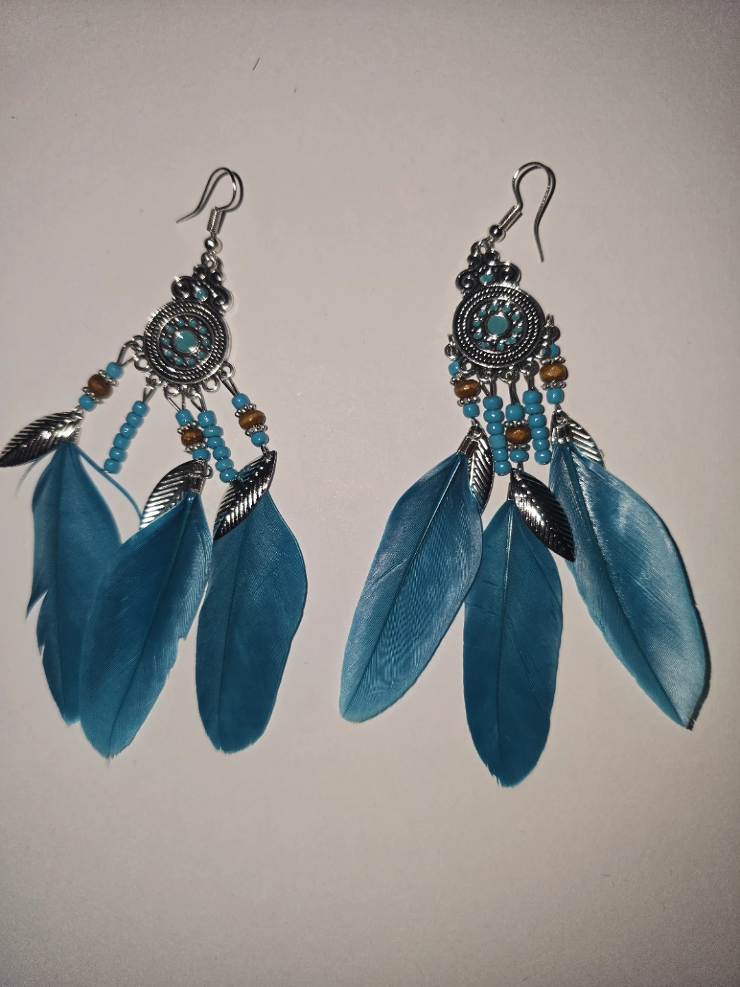 Bohemian Style Feather Earrings - photo 5