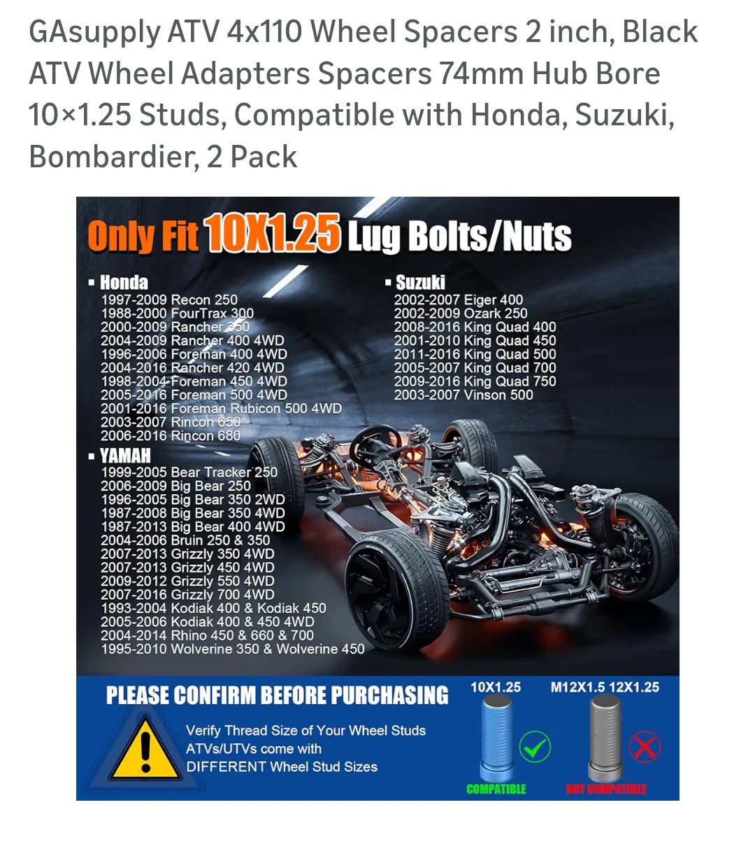 2 wheel spacers*new*silver - photo 2