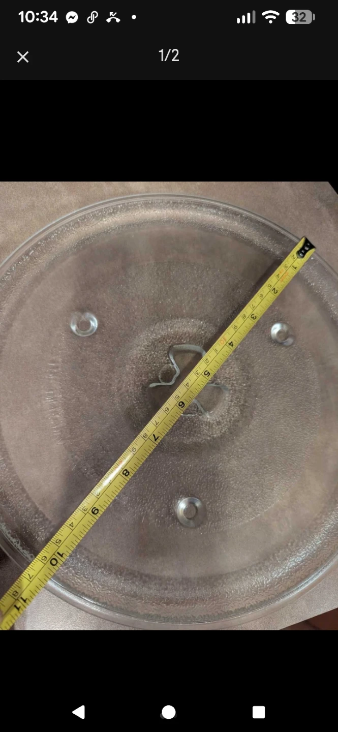 2 used microwave plates $5ea