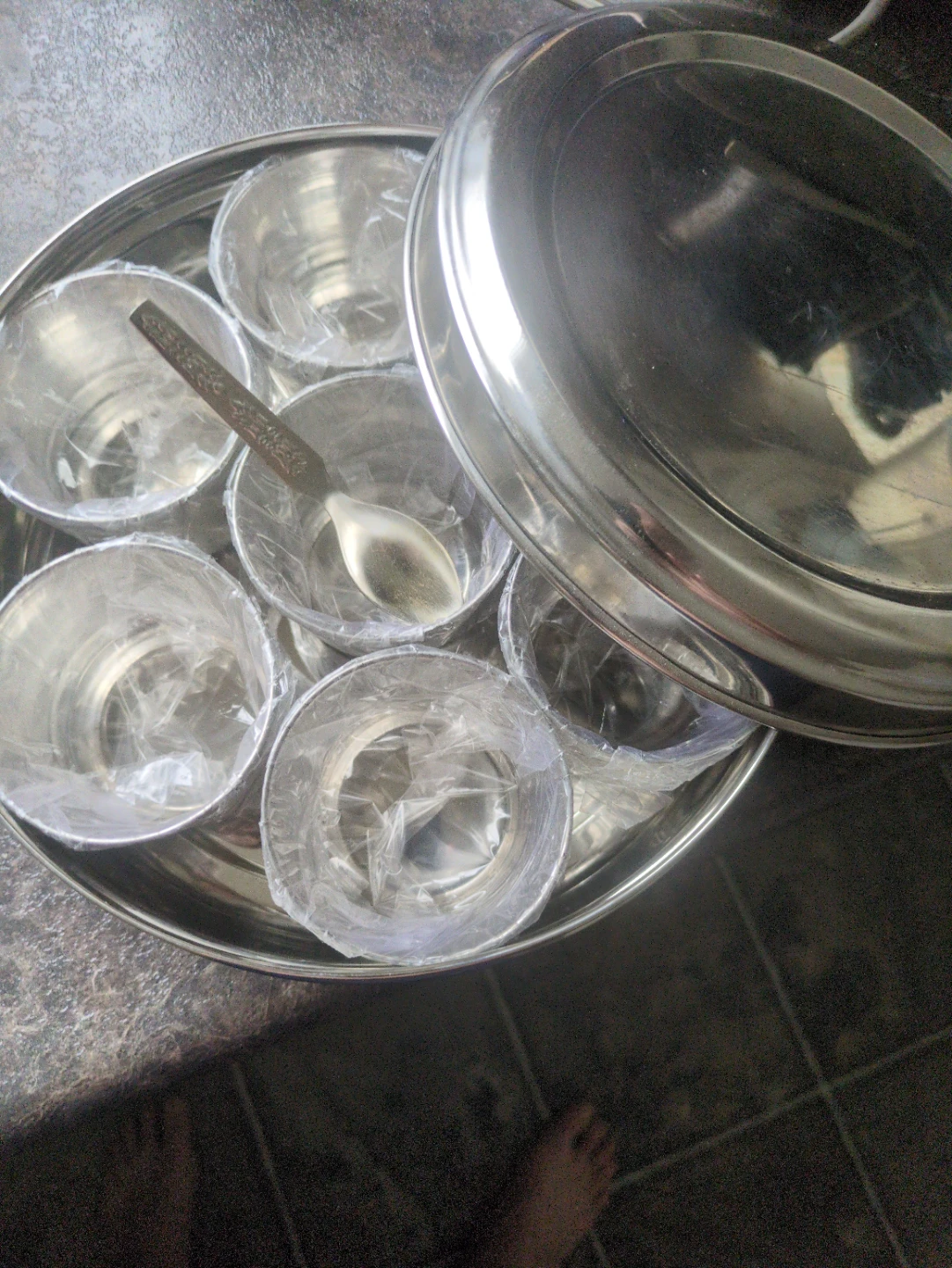 Stainless Steel Spice Container Set with Spoon - photo 3