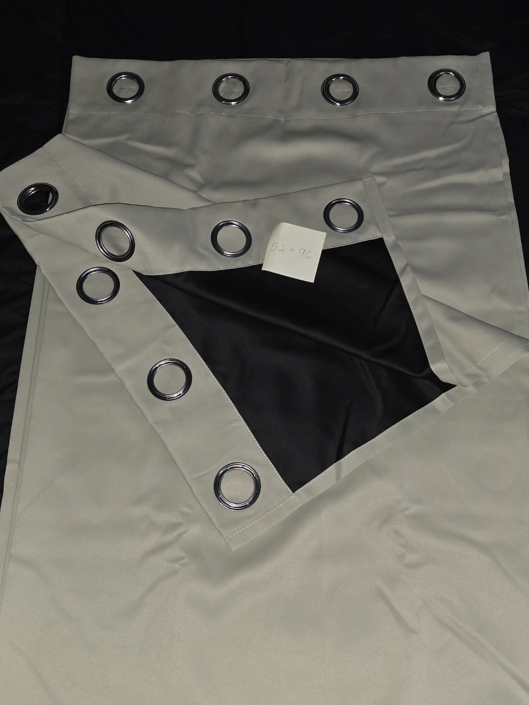 Set of 2 Curtains  52" x 96" - New