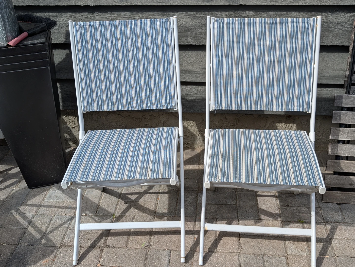 Set of 4 Beautiful Folding Patio Chairs - photo 5