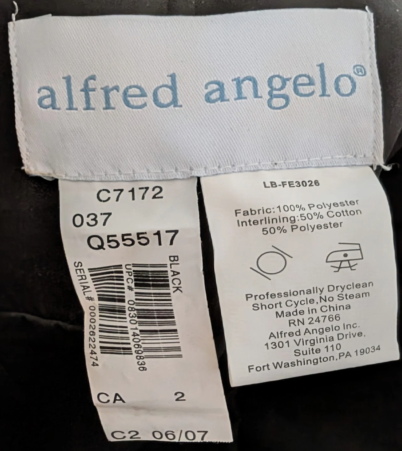 Alfred Angelo Black Halter Dress Size 2 - photo 3