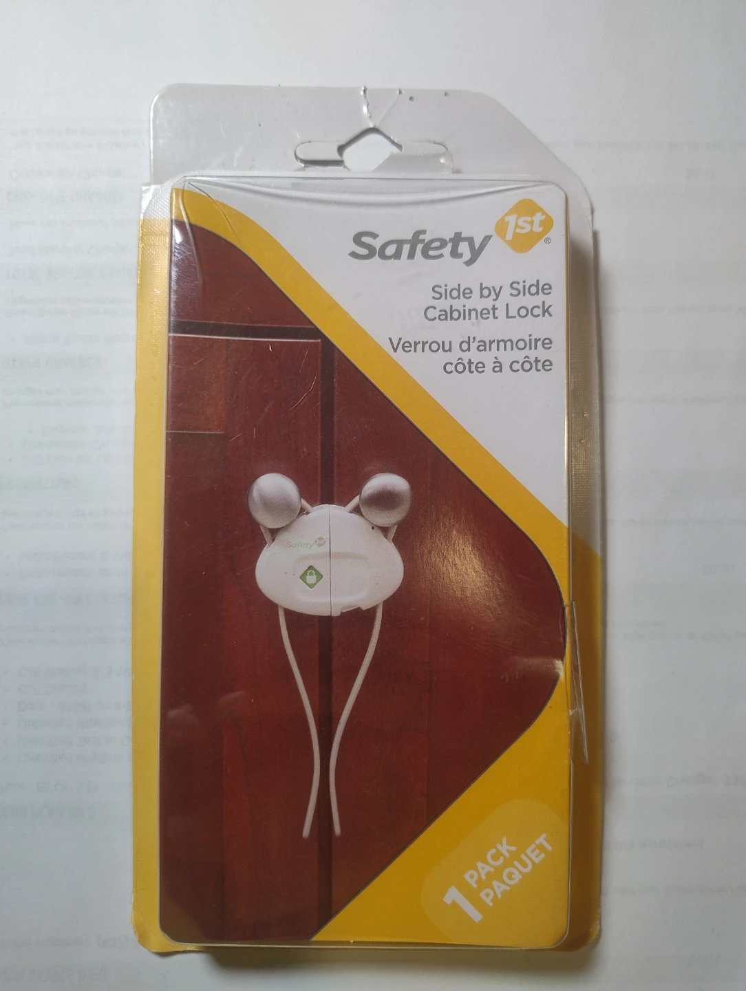 Safety 1st Side by Side Cabinet Lock - 1 Pack