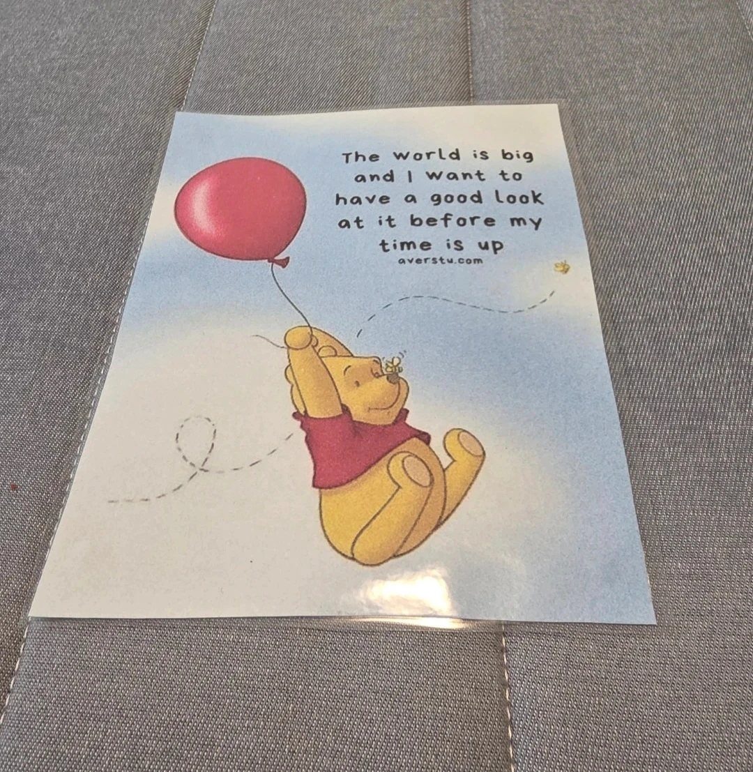 Winnie the Pooh Quote Card