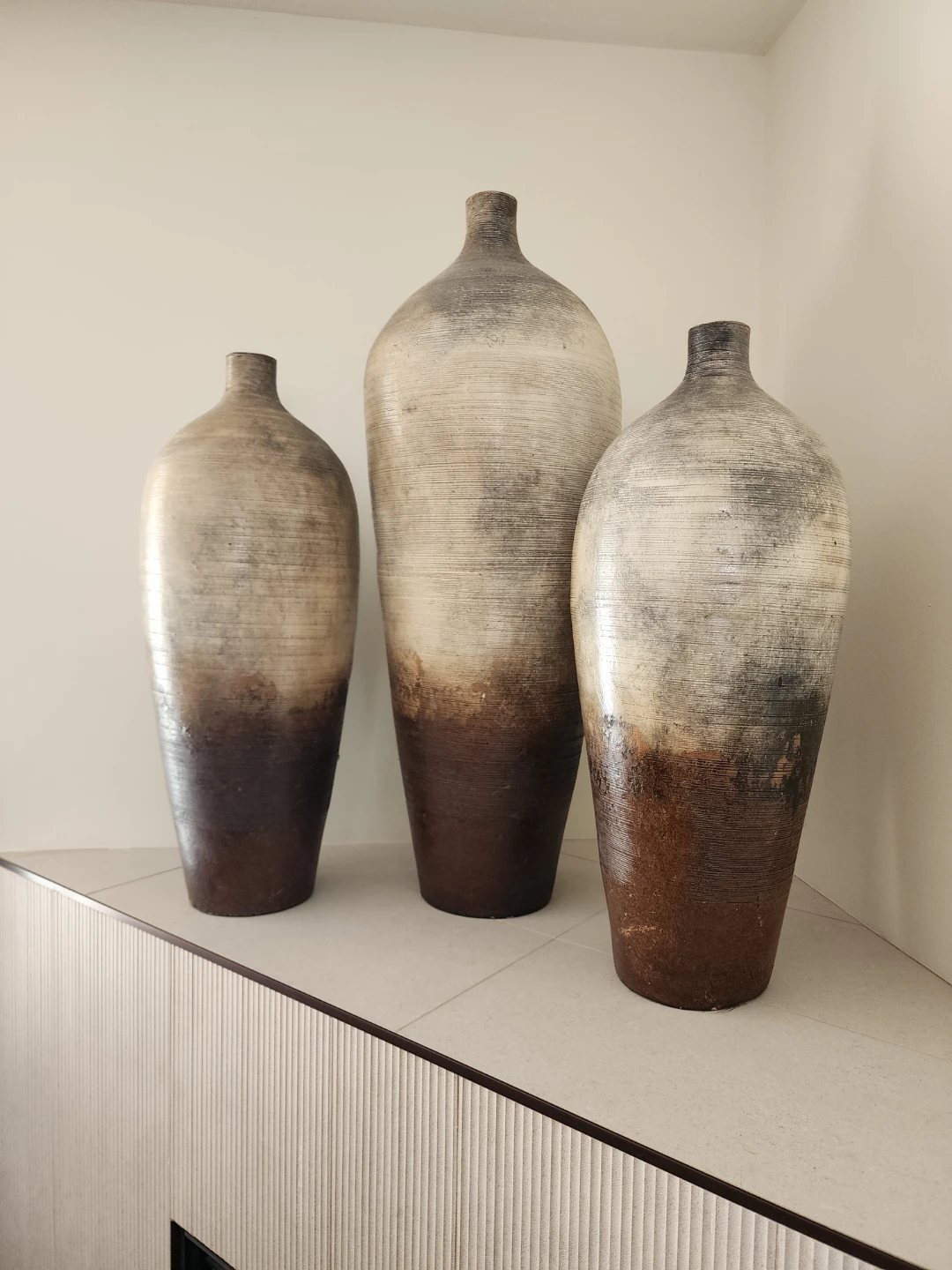 Large Decorative Vases - Set of 3