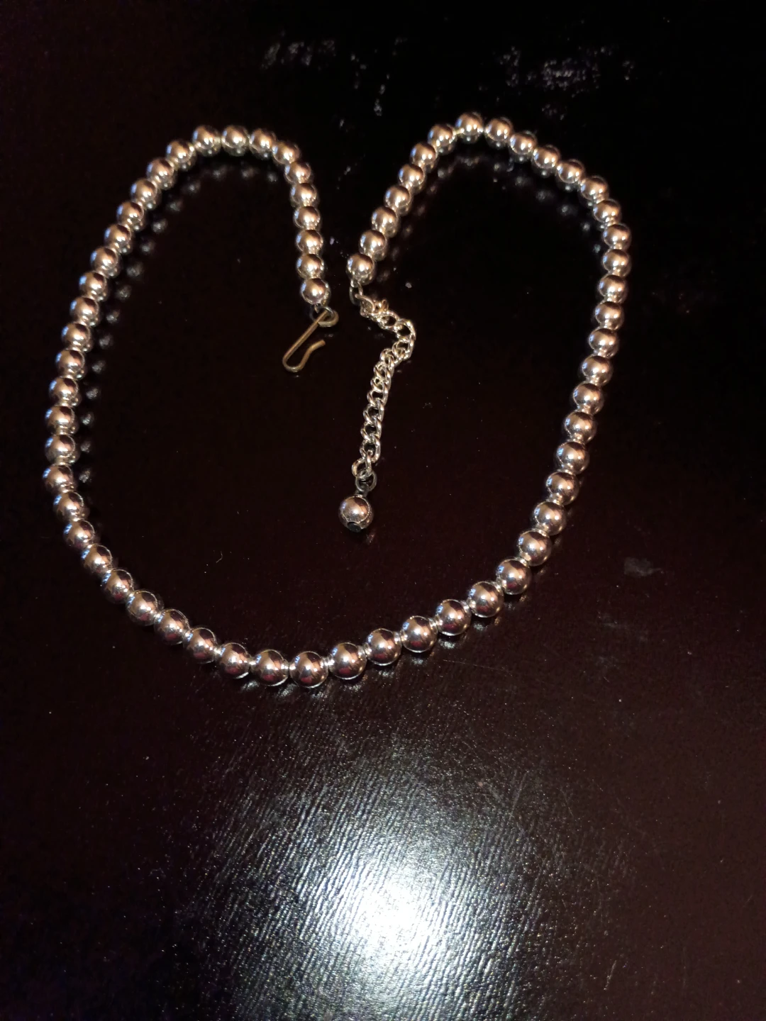 Silver Beaded Necklace - photo 2