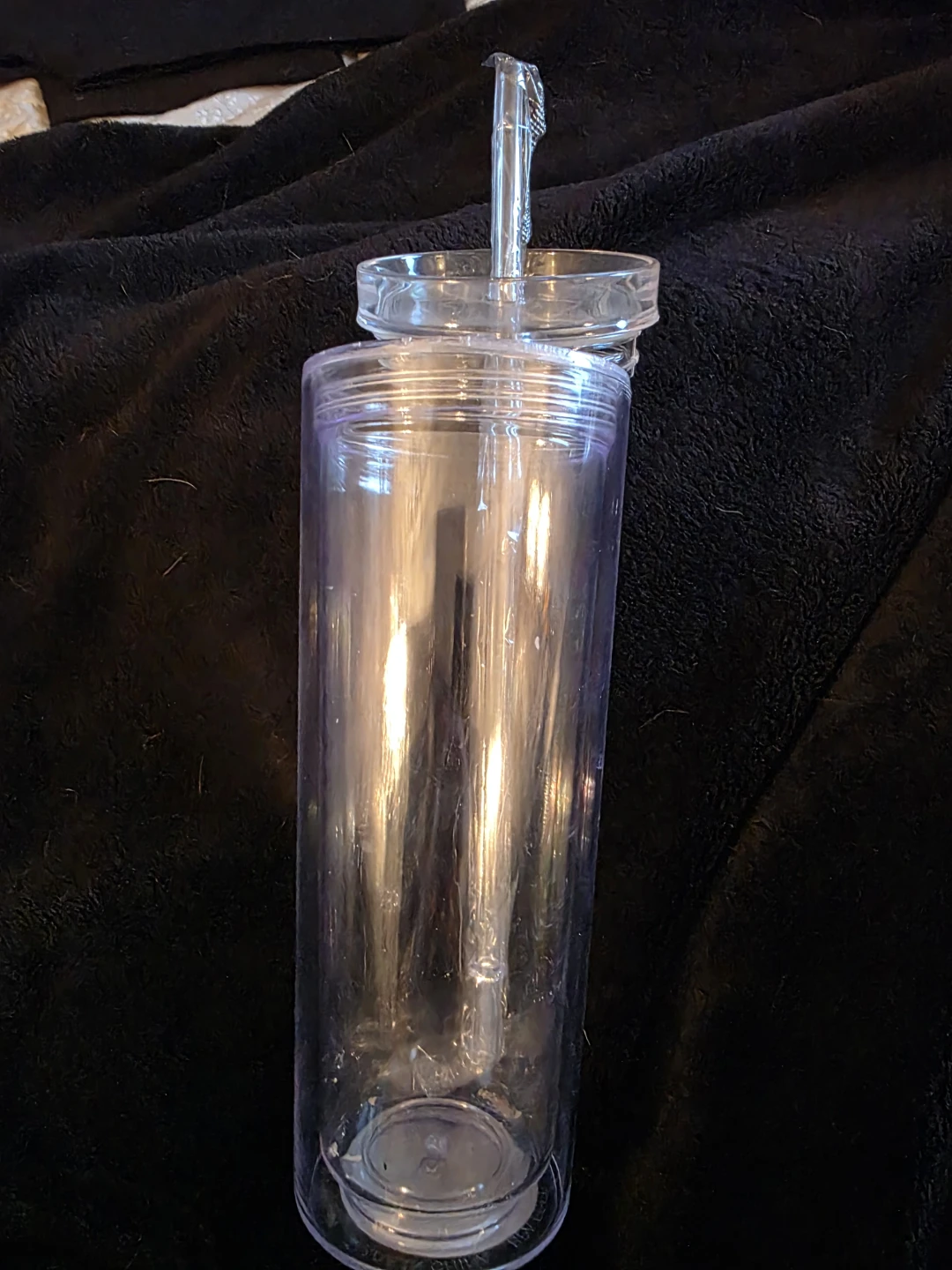 Clear Tumbler with Straw - photo 2