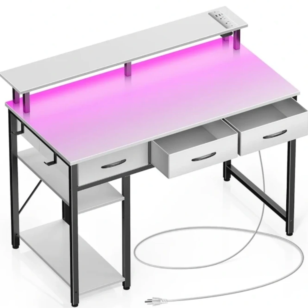 Gaming desk with RGB/outlets - photo 2