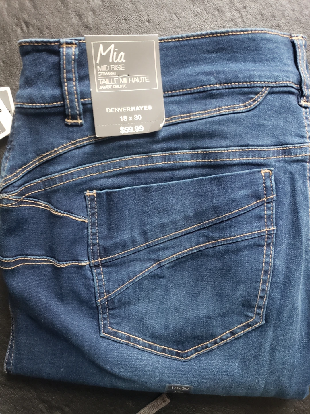 Mid Rise Straight Jeans (women)