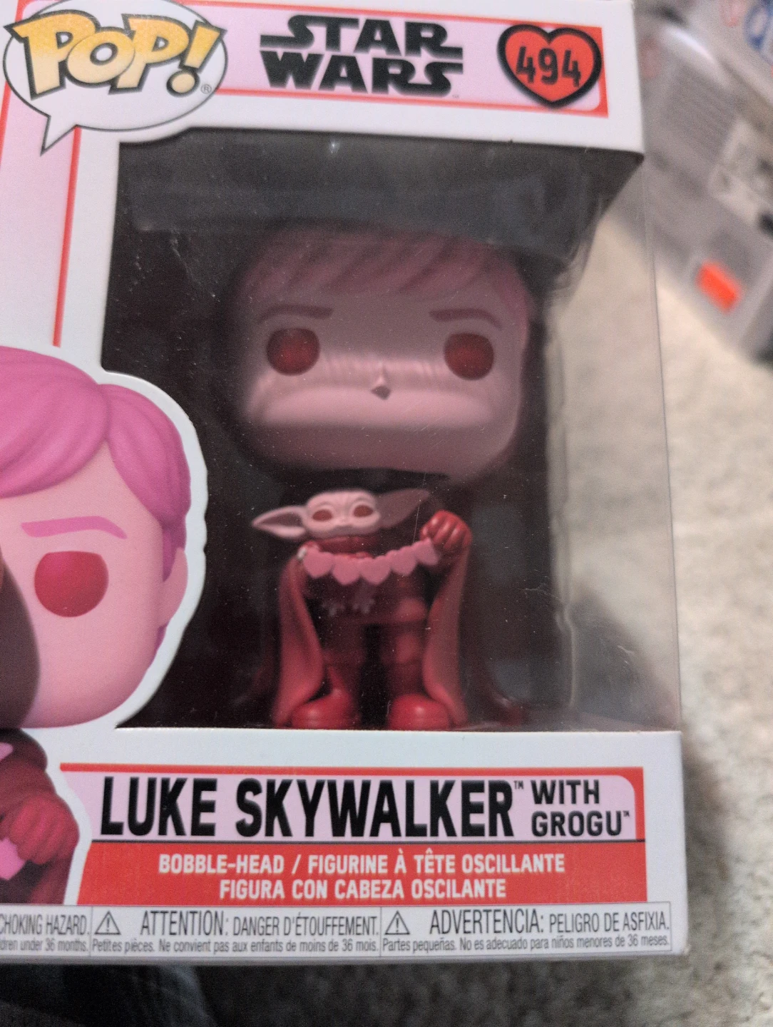 Funko Pop! Star Wars Luke Skywalker with Grogu #494