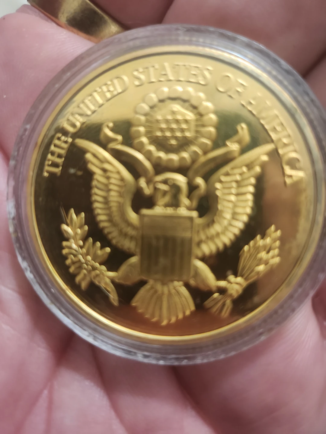 United States of America 18K Gold Plated Coin - photo 2