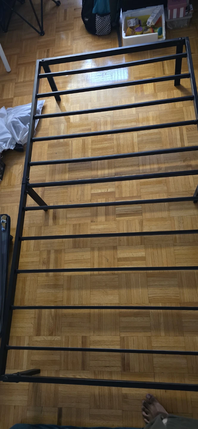 Black Metal Bed Frame - photo 4