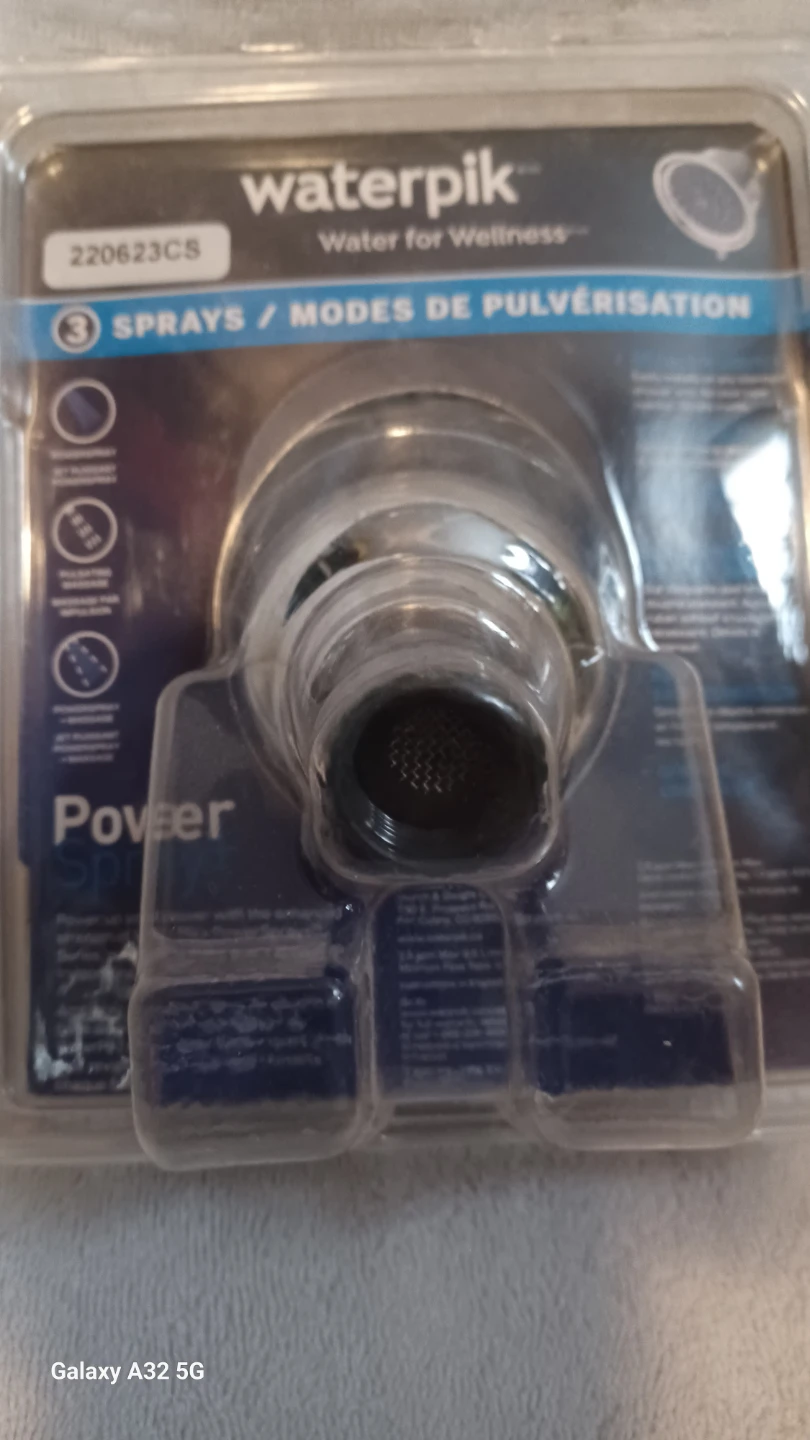 Waterpik Power Spray+ Shower Head - photo 2
