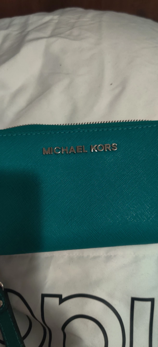 Michael Kors Teal Wristlet Wallet - photo 2