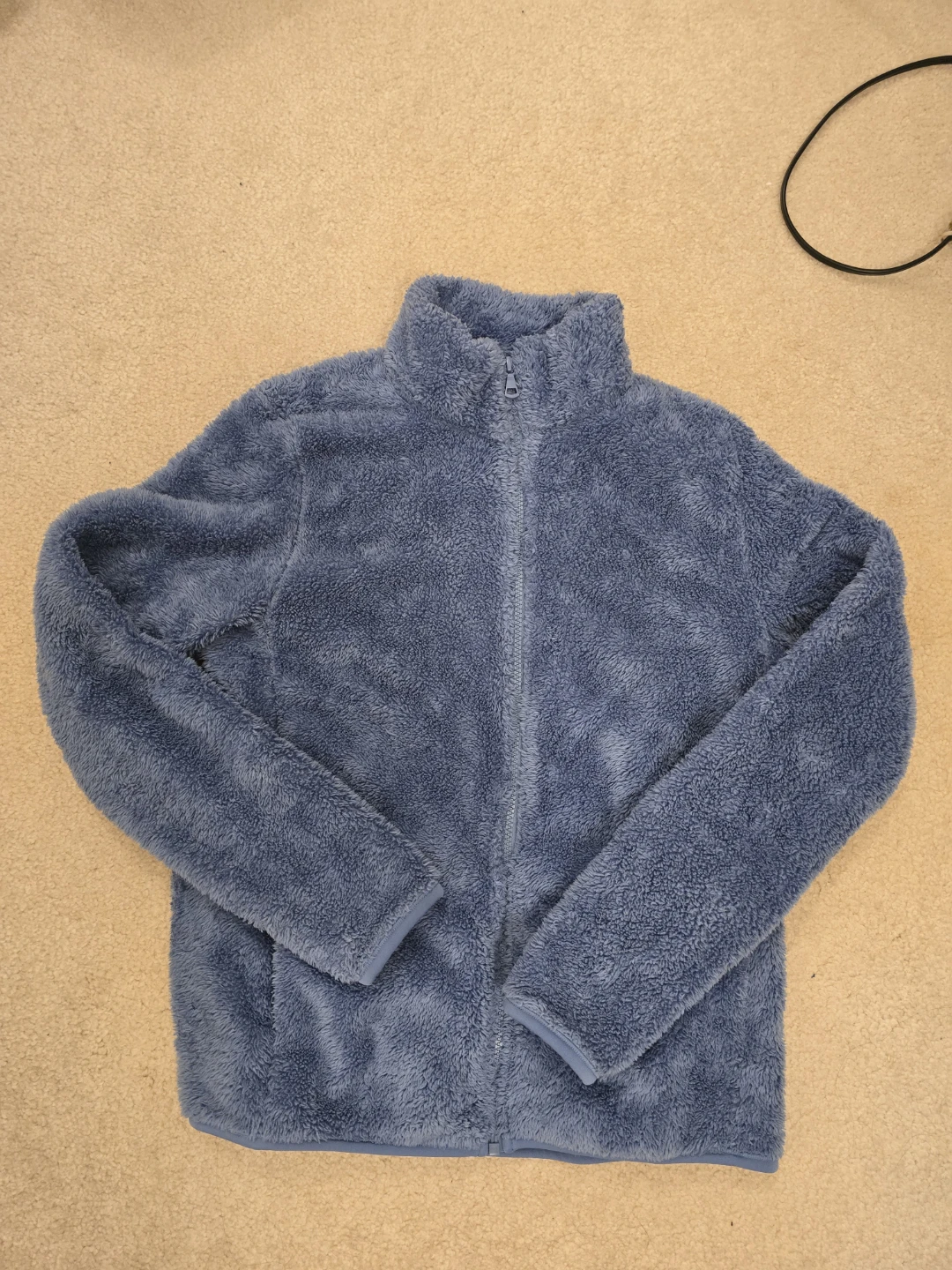 Uniqlo Fleece Jacket - Blue - Size M