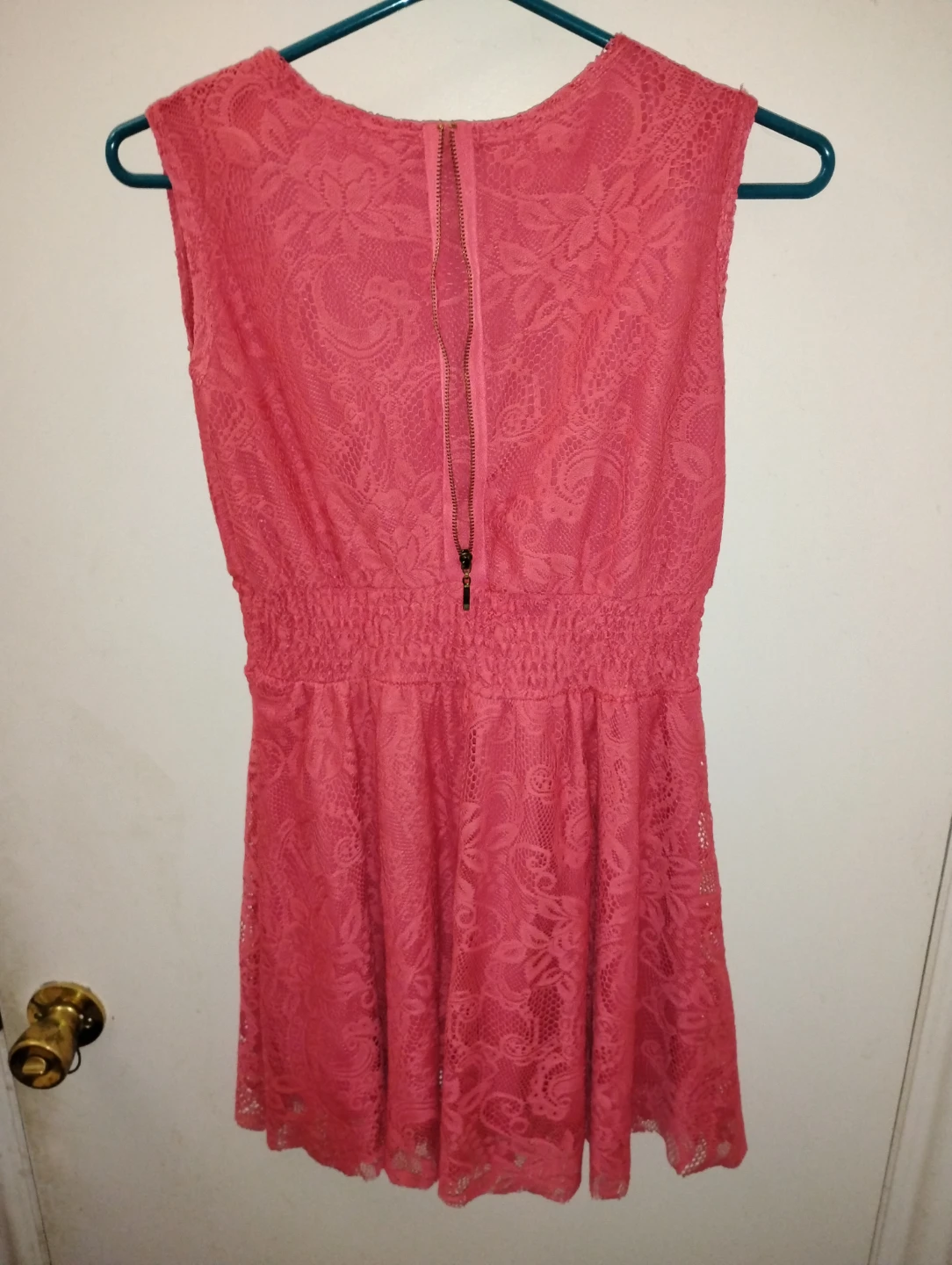 Nisan Pink Lace Dress, European Size 38 - photo 3