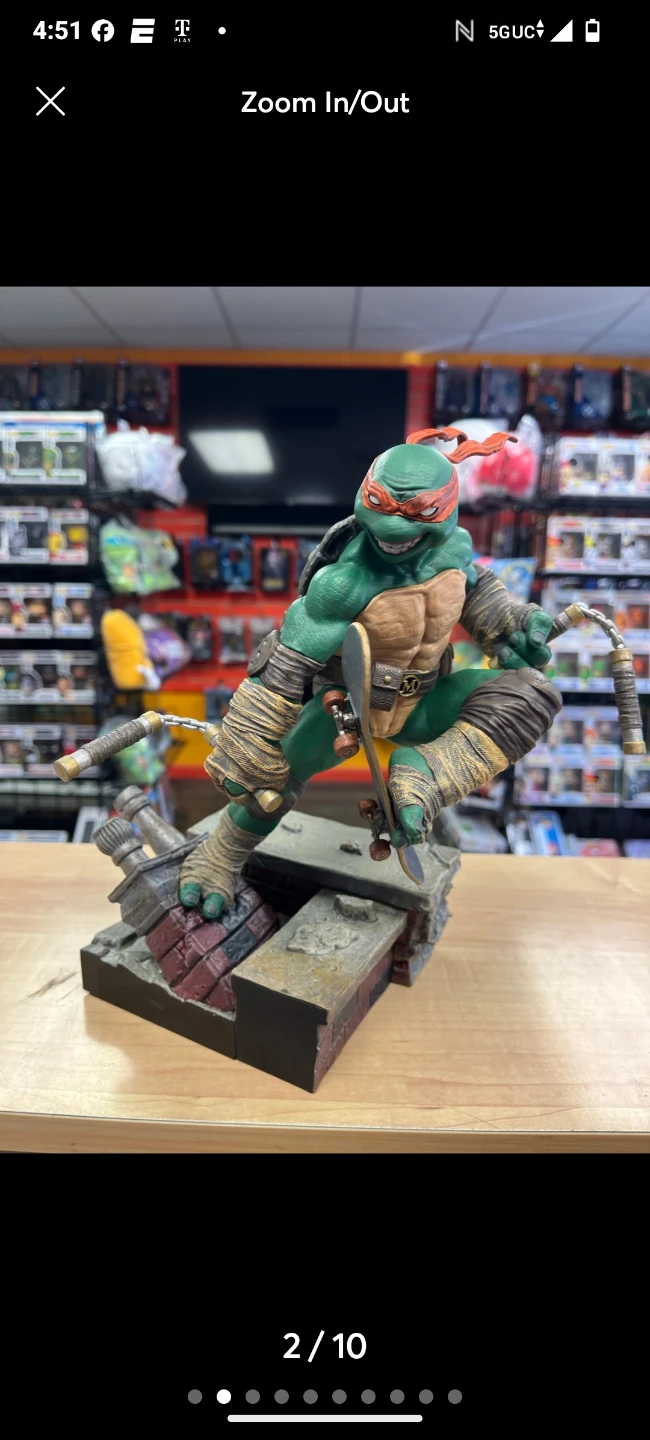 Teenage Mutant Ninja Turtles Michelangelo PVC Diorama