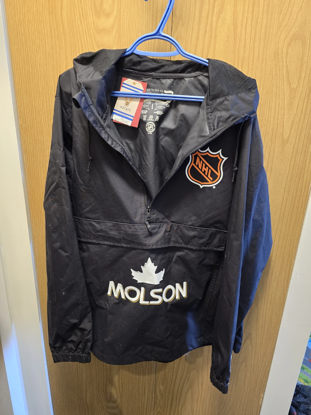 NWT Mitchell & Ness x NHL x Molson Canadian Anorak - Size L