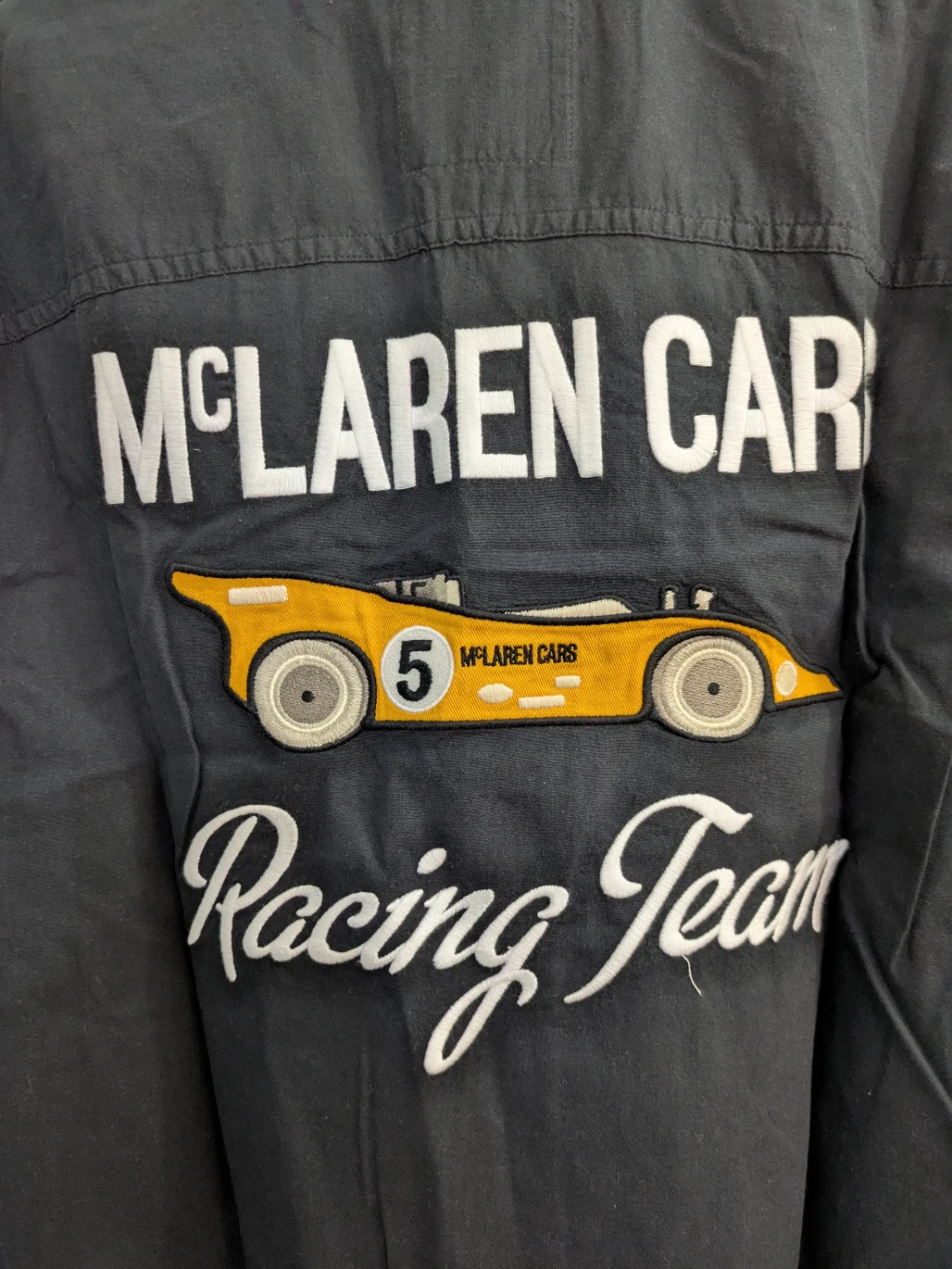Hollister McLaren Racing Short Sleeve Button Up Shirt - Medium - photo 2