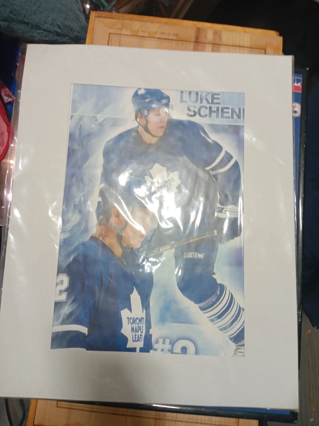 Luke Schenn Toronto Maple Leafs Hockey Print