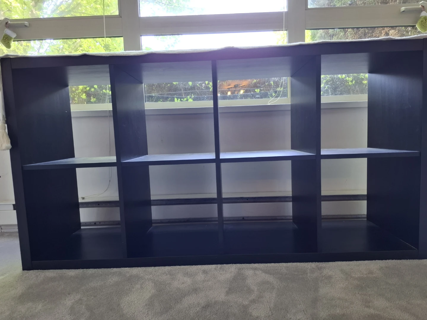 Black 4x2 Cube Storage Shelf - photo 2