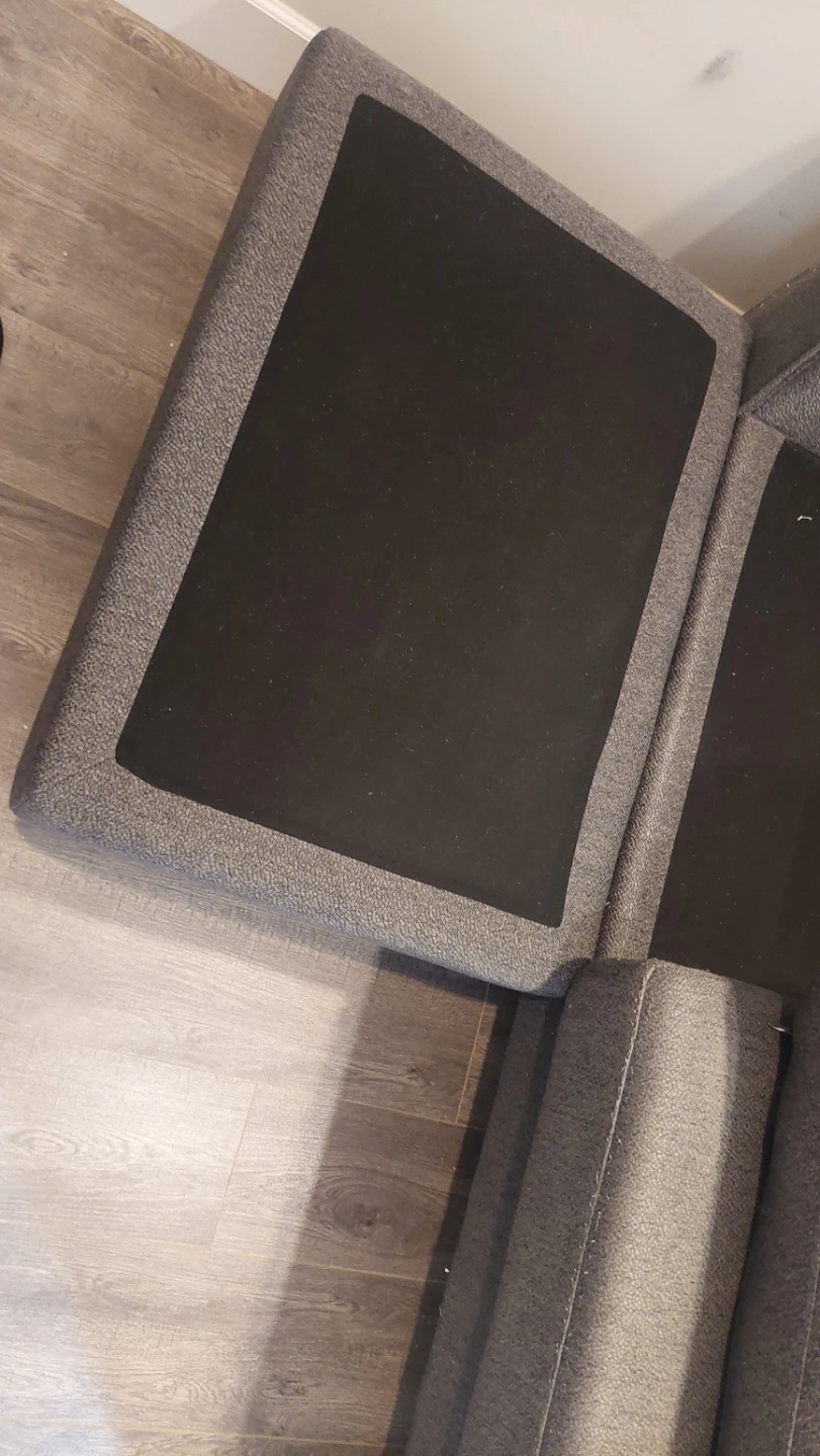 Dark Grey Reversible Sectional Sofa - photo 3