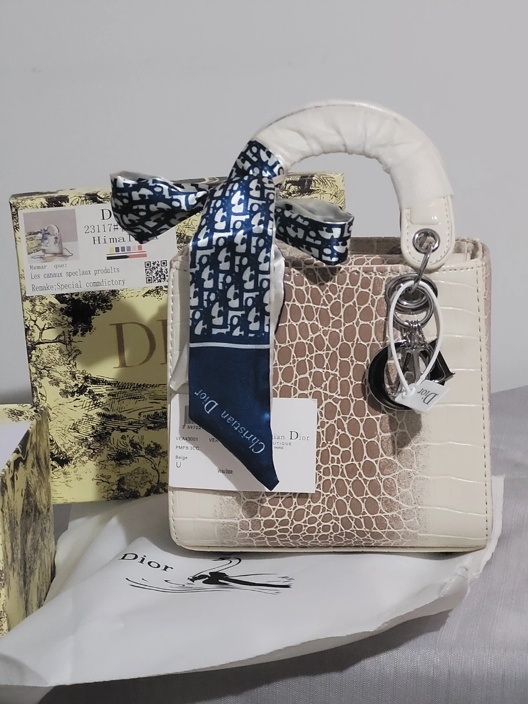 Inspired Christian Dior Lady Dior handbag