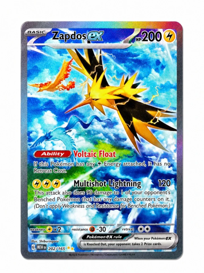 Pokemon Zapdos EX 151