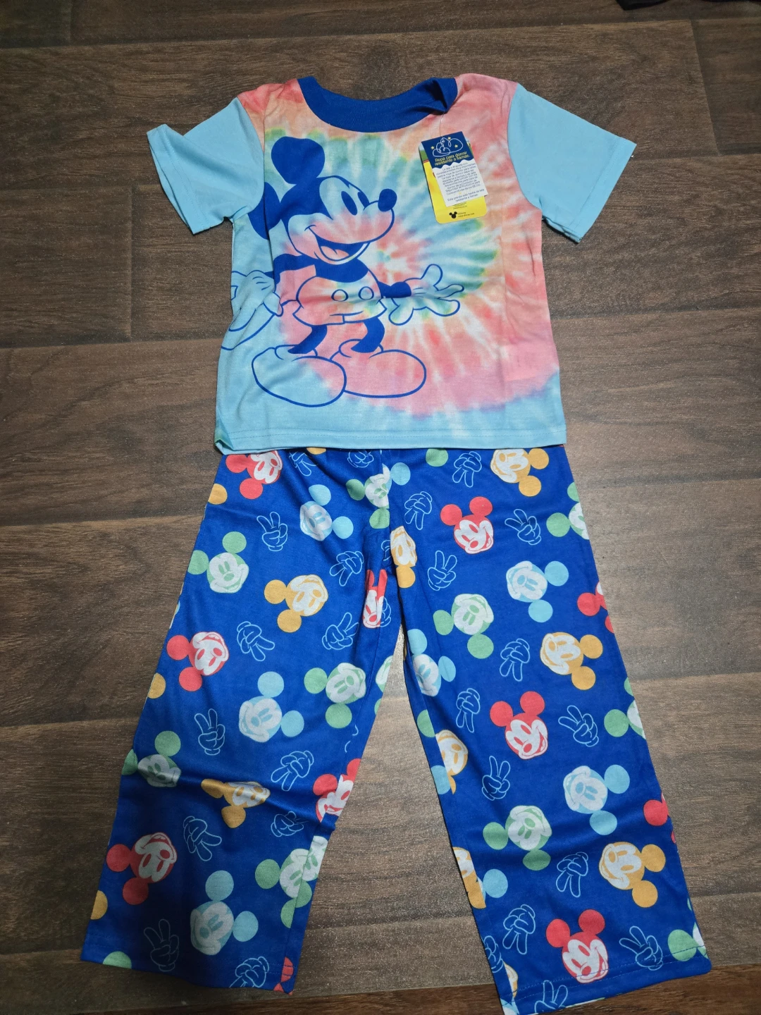 Disney Mickey Mouse Pajama Set Size 4T - photo 2